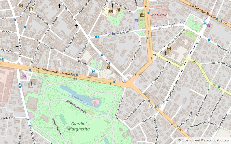 san giuliano bologne location map