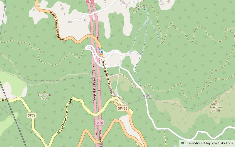 Passo del Turchino location map