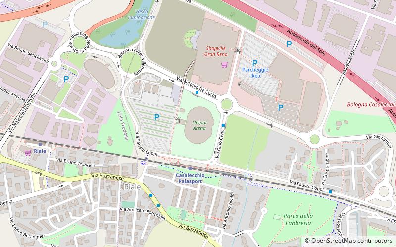 Unipol Arena location map