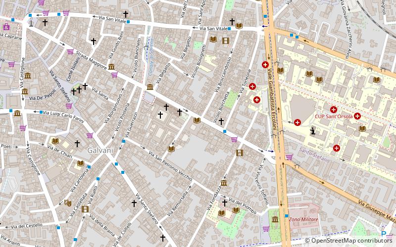 Palazzo Hercolani location map