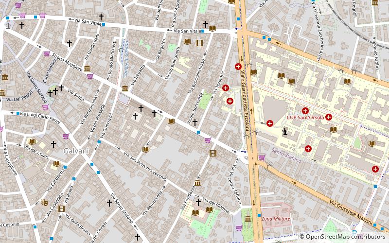 Porta Maggiore location map