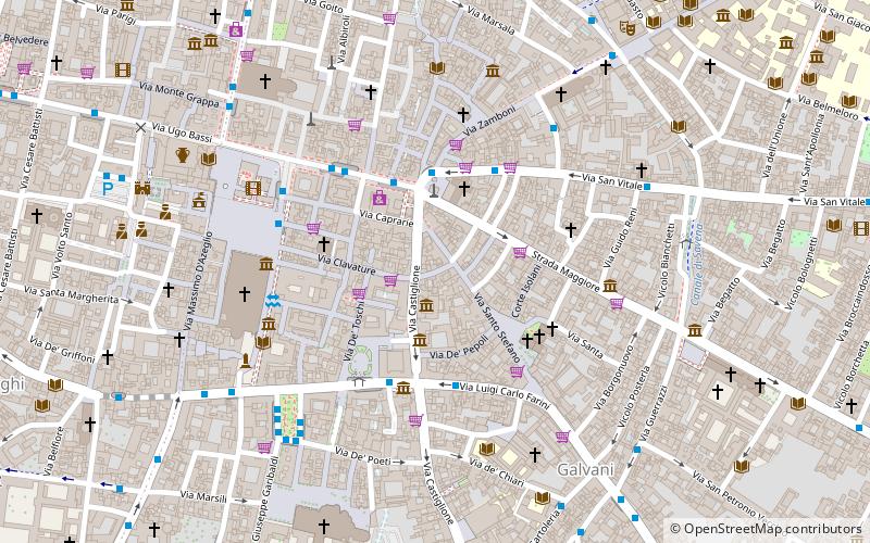 palazzo sampieri frescoes bologne location map