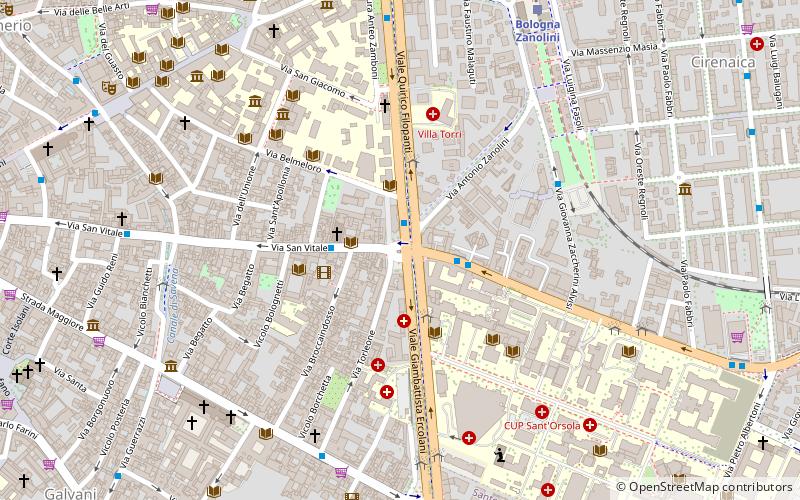 porta san vitale bolonia location map