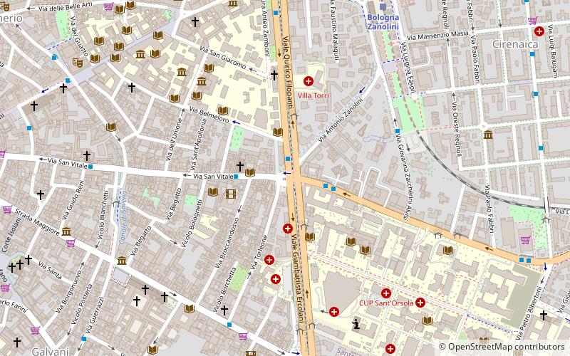 Porta San Vitale location map