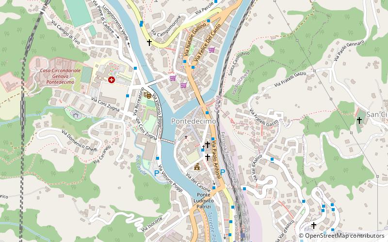 Pontedecimo location map