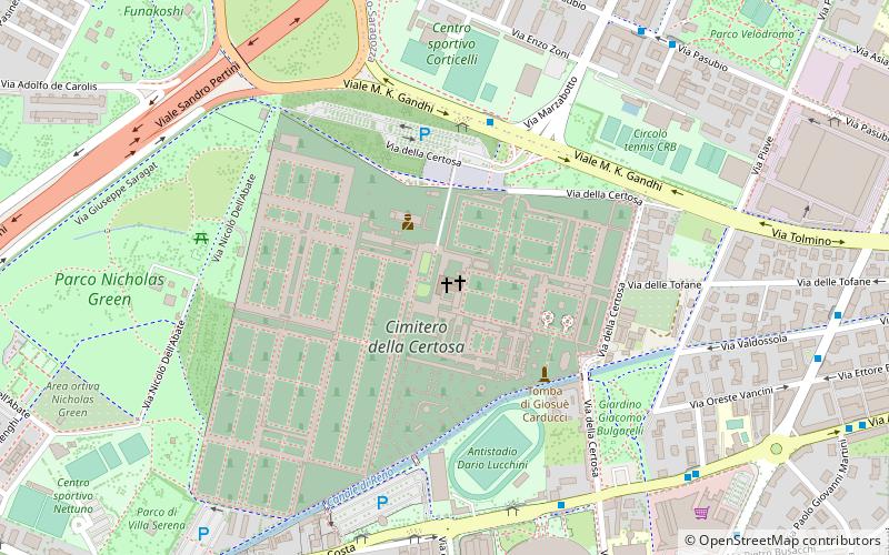 Cimetière monumental de la Chartreuse de Bologne location map