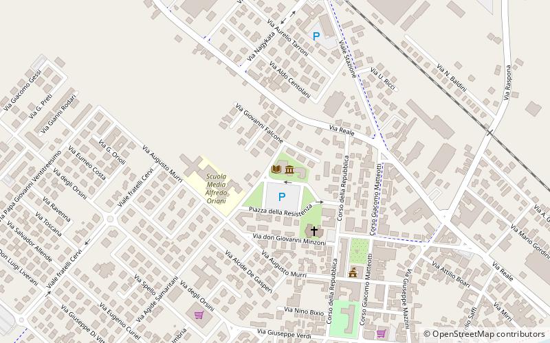 Biblioteca Alfonsine - Orioli location map