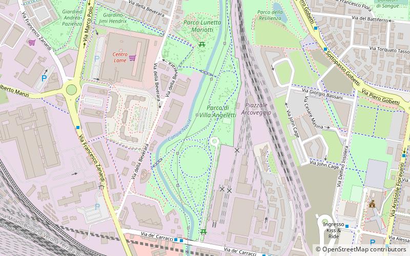 Parco di Villa Angeletti location map
