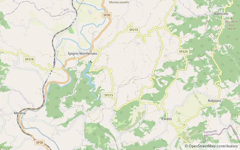 Spigno Monferrato location map