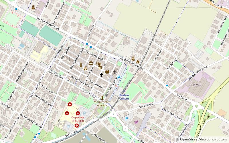 san domenico del rosario budrio location map