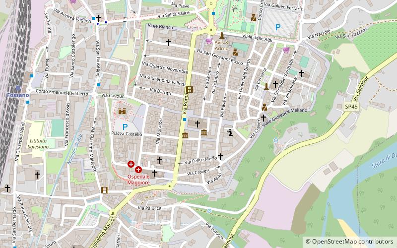 Cathédrale de Fossano location map