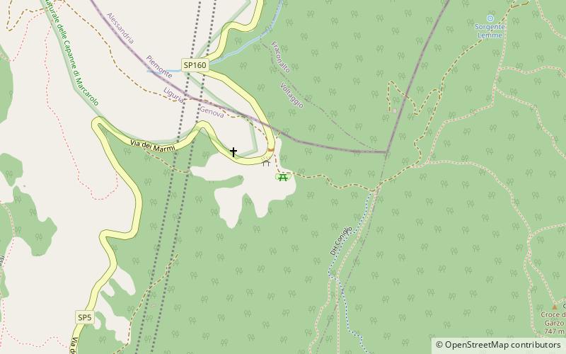 Passo della Bocchetta location map