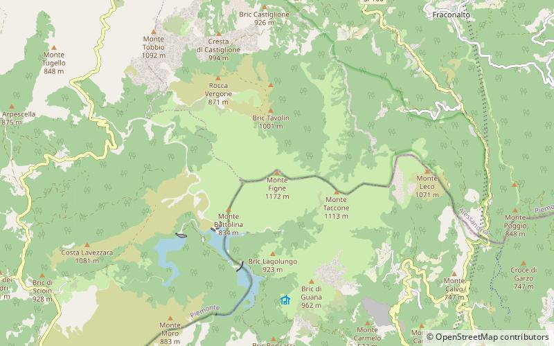 Monte delle Figne location map