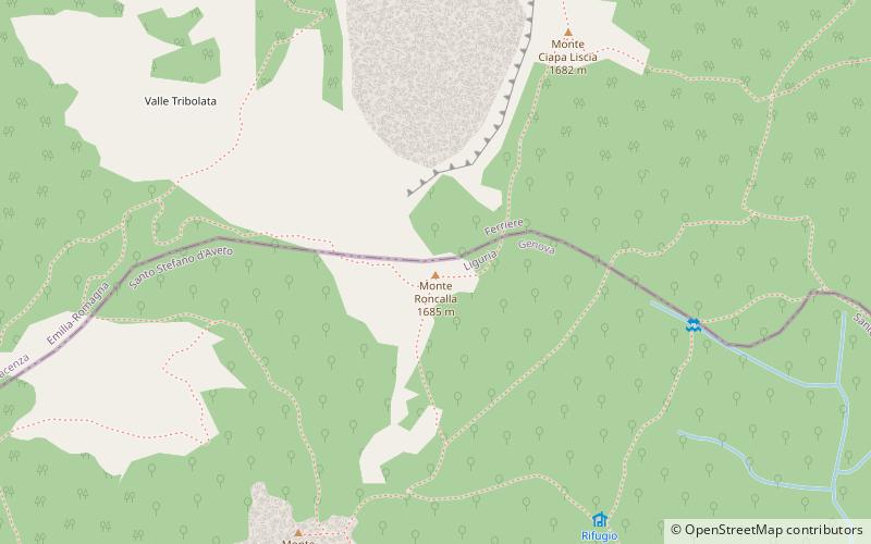monte roncalla location map