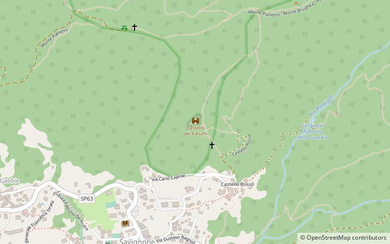 Castello dei Fieschi location map