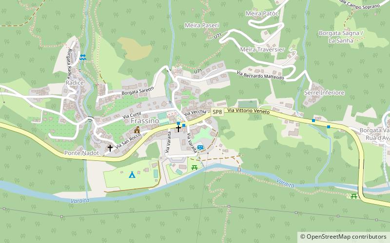Frassino location map