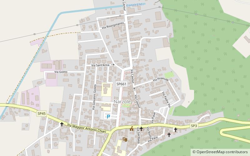 Narzole location map