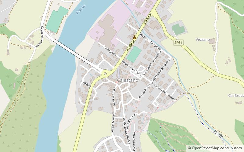 Calestano location map
