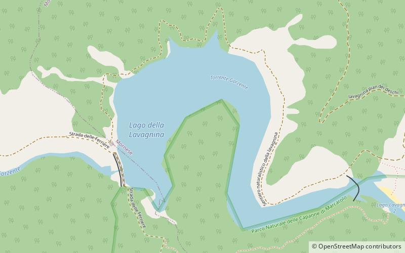 Lacs de Lavagnina location map