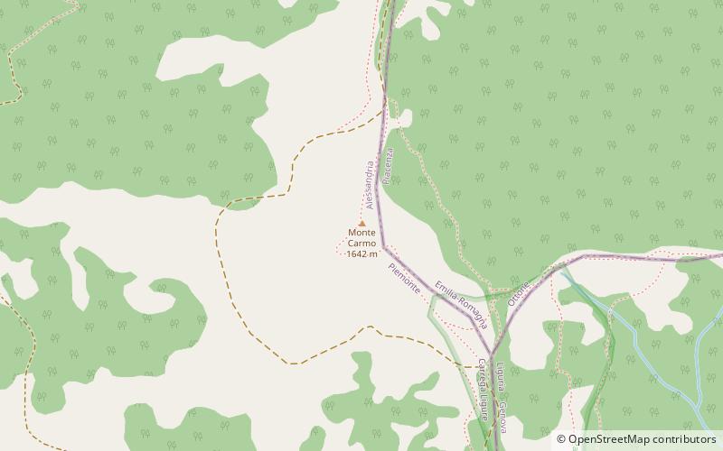 Monte Carmo location map