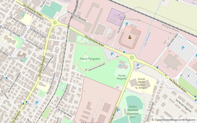 Parco Pergolesi location map