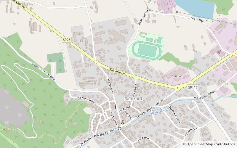 Sanfront location map