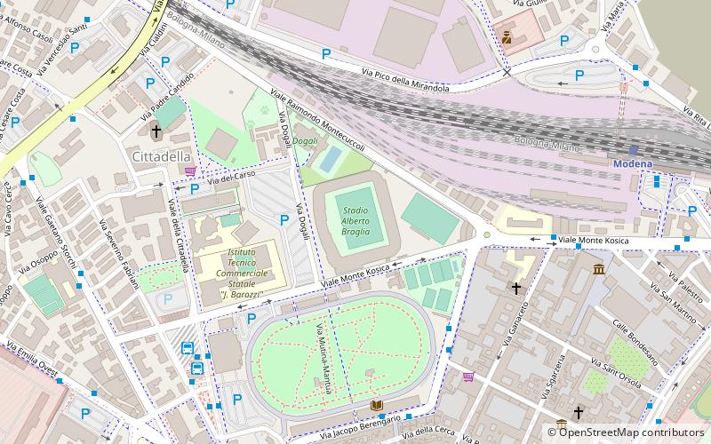 Estadio Alberto Braglia location map