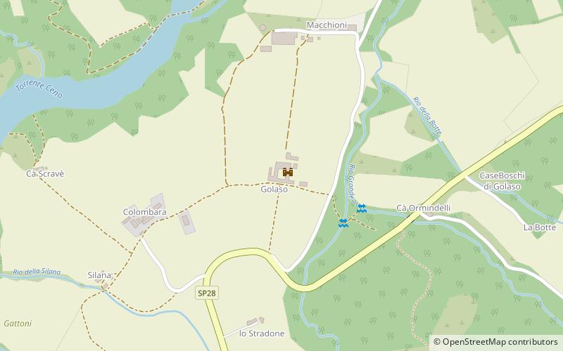 Castello di Golaso location map