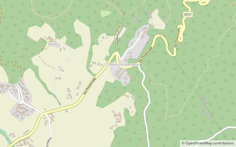 Paesana location map