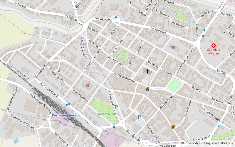 Portomaggiore location map