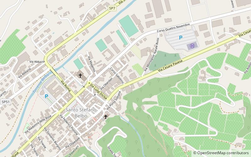 Santo Stefano Belbo location map
