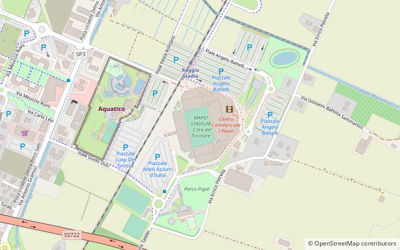 Mapei Stadium - Città del Tricolore location map