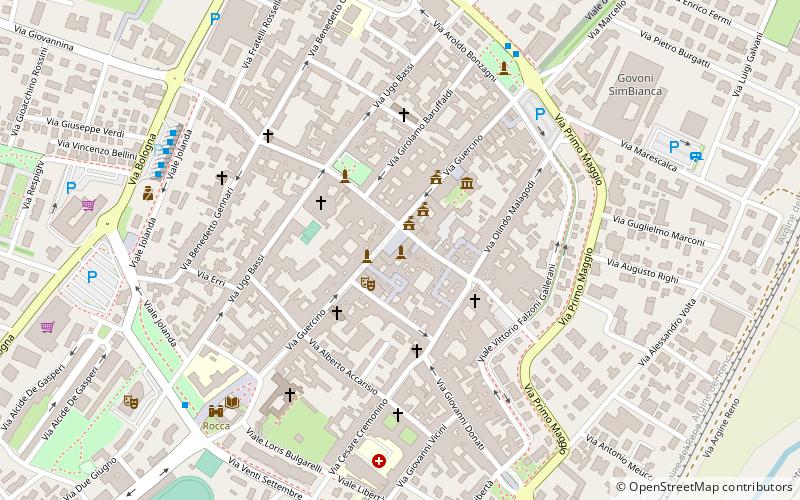 galleria darte moderna aroldo bonzagni cento location map