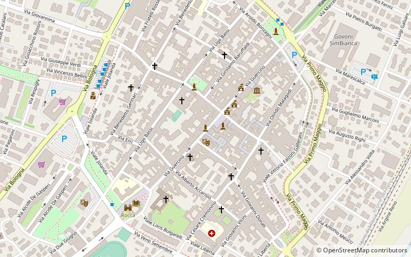 palazzo rusconi cento location map