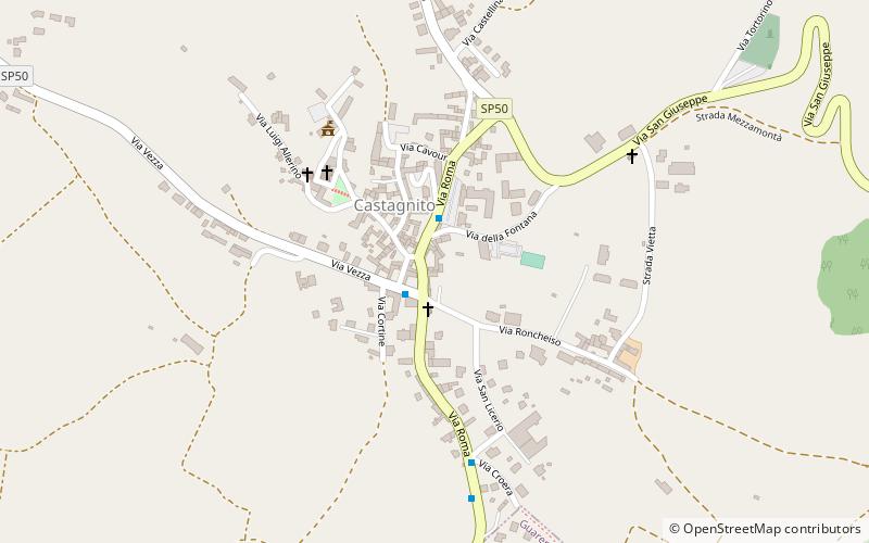 Castagnito location map