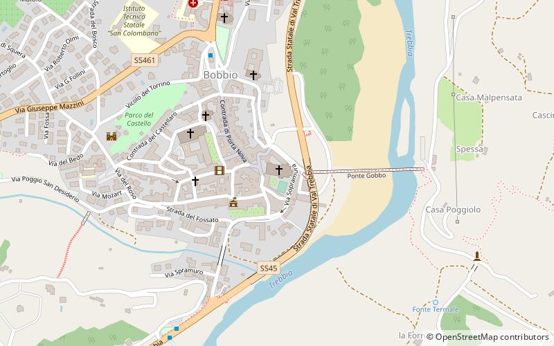 Bobbio Cathedral location map