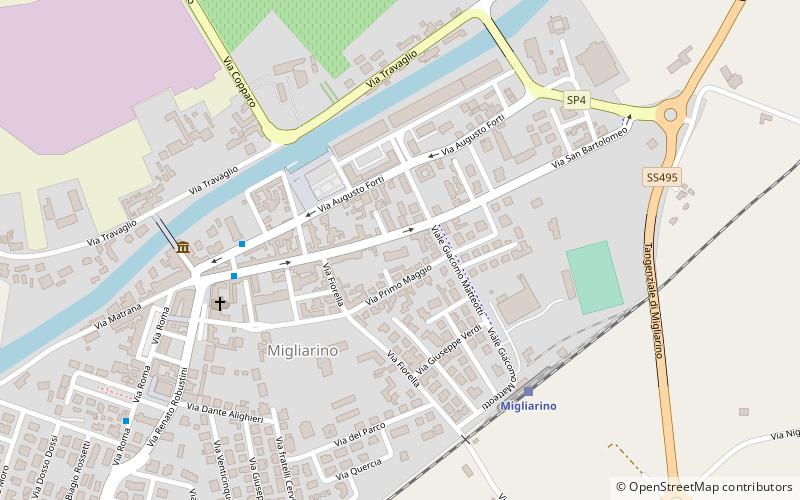 Migliarino location map
