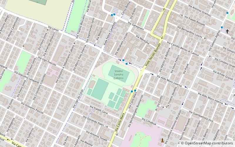 Estadio Sandro Cabassi location map