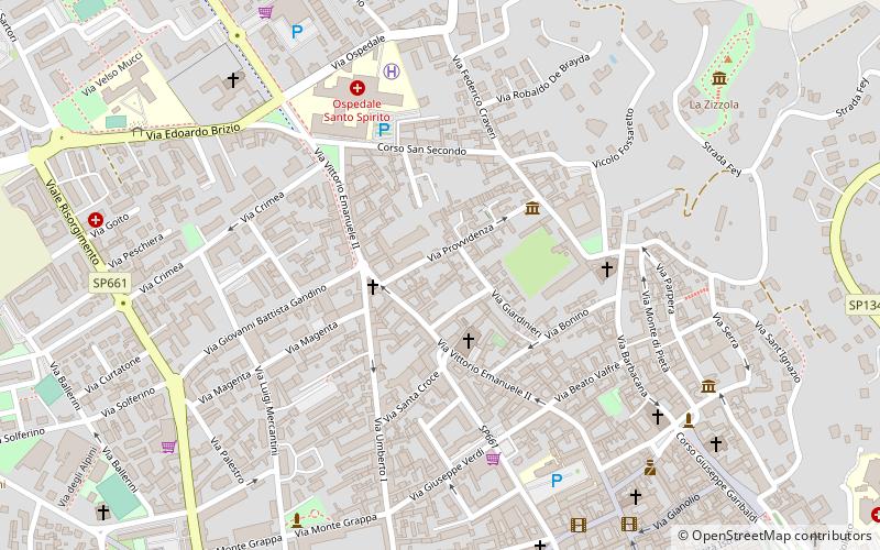 Roero location map