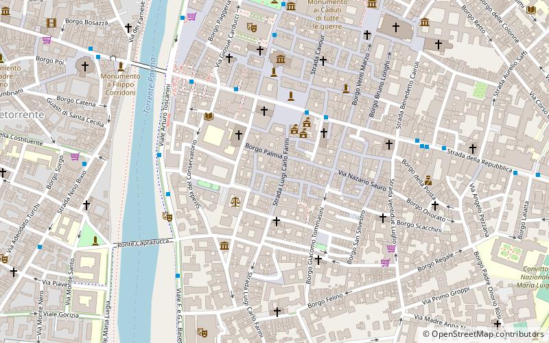 palazzo venturini parma location map