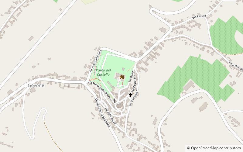 Schloss von Govone location map