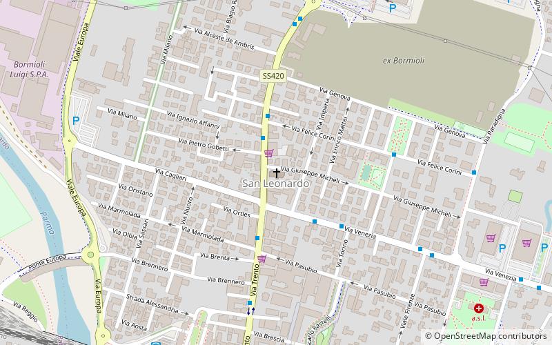 Church of San Leonardo location map