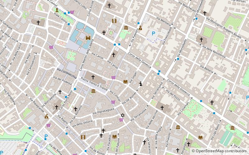 Palazzo Bevilacqua Costabili location map