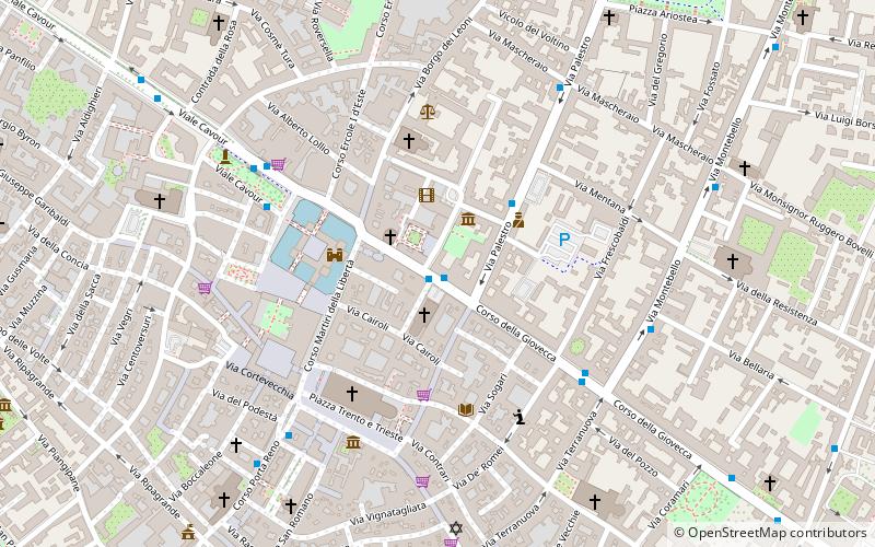 Palazzo Roverella location map