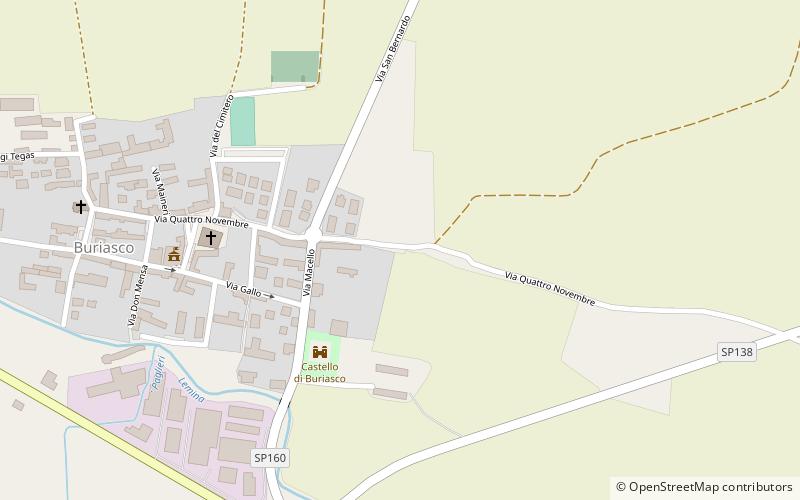 Buriasco location map
