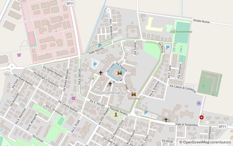 Rocca Sanvitale location map
