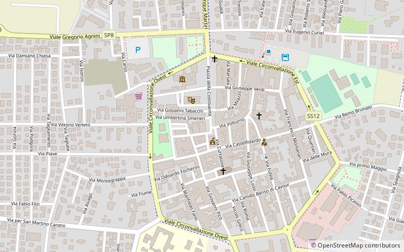 Palazzo Bergomi location map