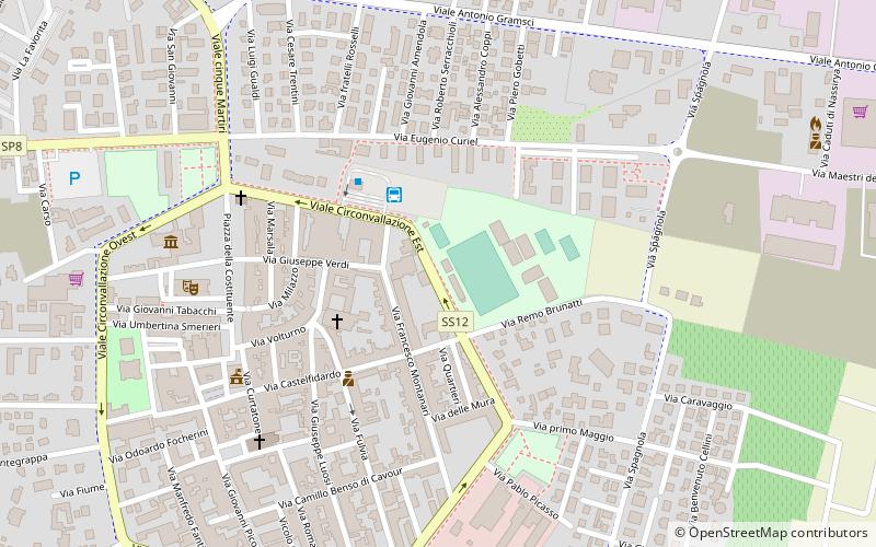 Stadio Libero Lolli location map