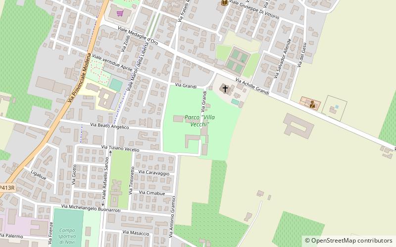 Parco Villa Vecchi location map