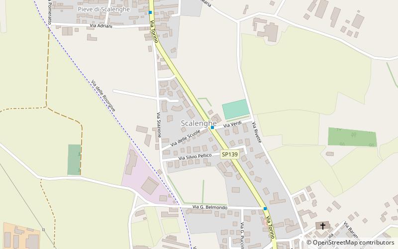 Scalenghe location map